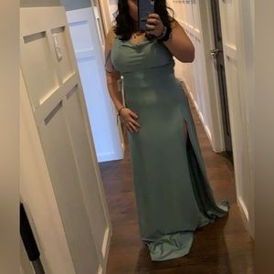 Windsor sage prom dress